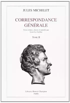 Couverture du produit · Correspondance générale
