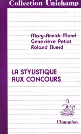 Couverture du produit · La stylistique aux concours