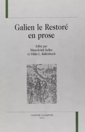 Couverture du produit · Galien le Restore en Prose.