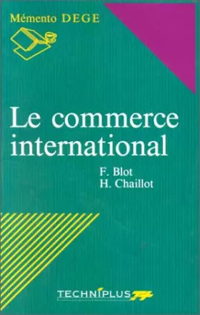 Couverture du produit · Le commerce international