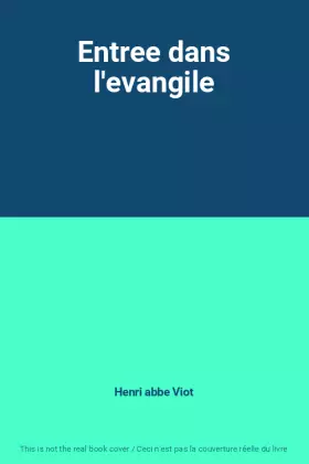 Couverture du produit · Entree dans l'evangile