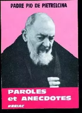 Couverture du produit · PAROLES ET ANECDOTES