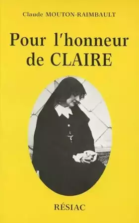 Couverture du produit · Pour l'honneur de claire