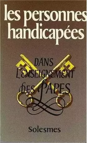 Couverture du produit · Personnes Handicapees