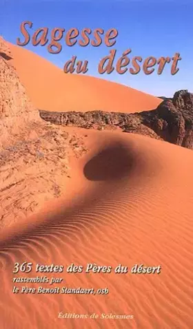 Couverture du produit · Sagesse du désert