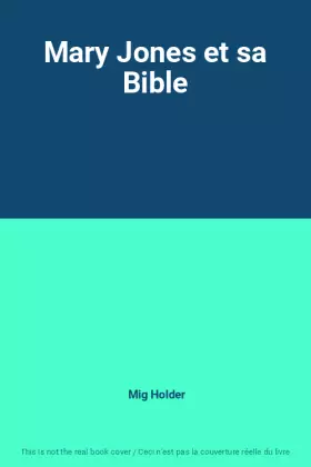 Couverture du produit · Mary Jones et sa Bible