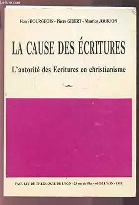 Couverture du produit · La cause des écritures