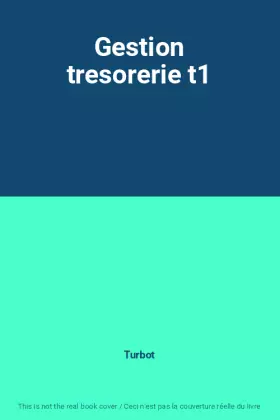Couverture du produit · Gestion tresorerie t1
