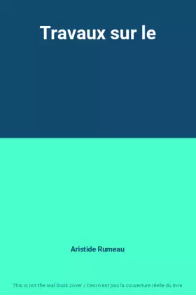 Couverture du produit · Travaux sur le