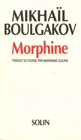Couverture du produit · Morphine
