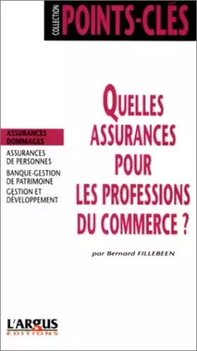 Couverture du produit · Quelles assurances, professions du commerce