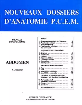Couverture du produit · Abdomen