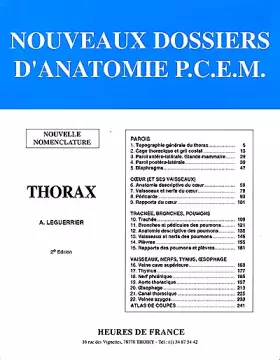 Couverture du produit · Thorax