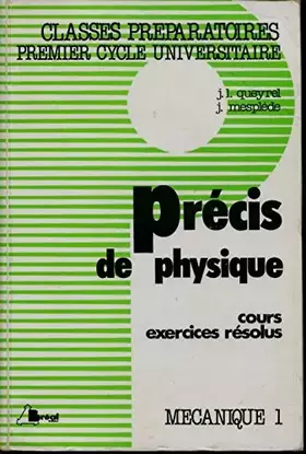 Couverture du produit · Mécanique 1/J.L. Queyrel, J. Mesplède