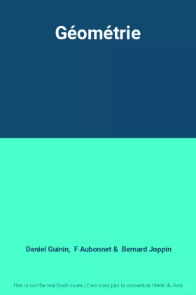 Couverture du produit · Géométrie