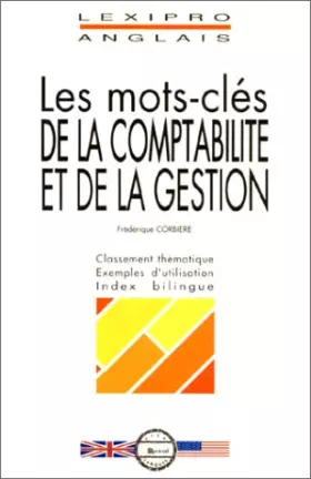 Couverture du produit · Les mots-clés de la comptabilité et de la gestion