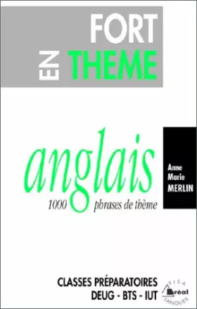 Couverture du produit · Fort en thème d'anglais