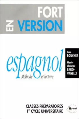 Couverture du produit · VERSIONS ESPAGNOLES. Méthode et lecture