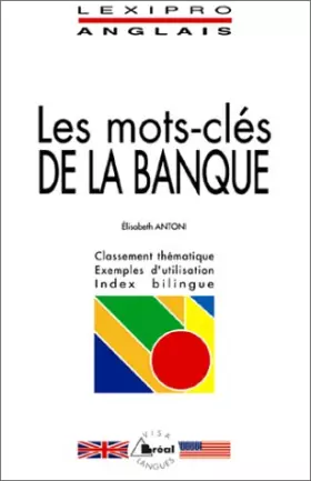 Couverture du produit · Les mots clés de la banque (anglais)