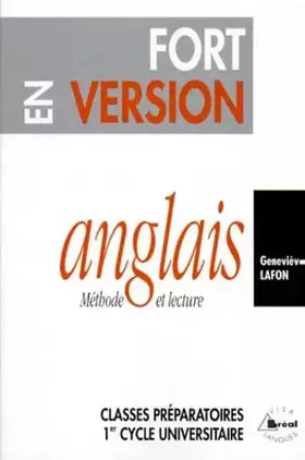 Couverture du produit · Versions Anglaises. Methode Et Lecture