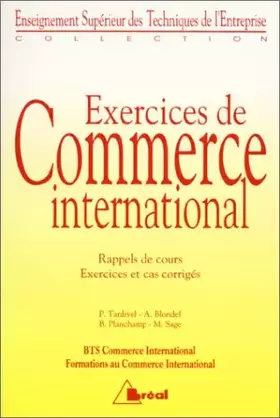 Couverture du produit · Exercices de commerce international