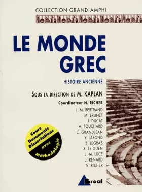 Couverture du produit · Le monde grec