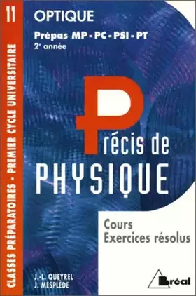 Couverture du produit · Optique : MP, PC, PSI, PT, 2ème année