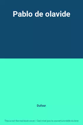 Couverture du produit · Pablo de olavide