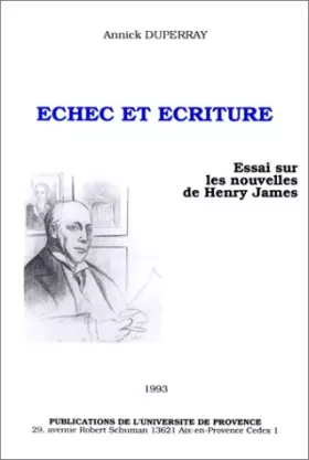 Couverture du produit · Echec et écriture