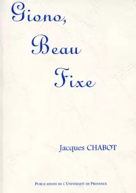 Couverture du produit · Giono, beau fixe
