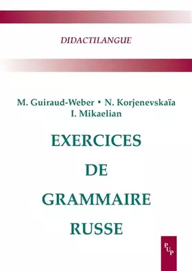 Couverture du produit · Exercices de grammaire russe
