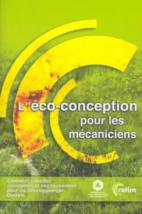 Couverture du produit · L'éco-conception pour les mécaniciens
