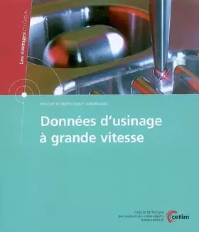 Couverture du produit · Données d'usinage à grande vitesse