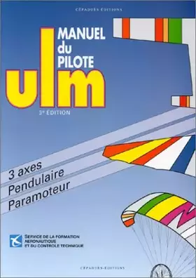 Couverture du produit · Manuel du pilote ULM