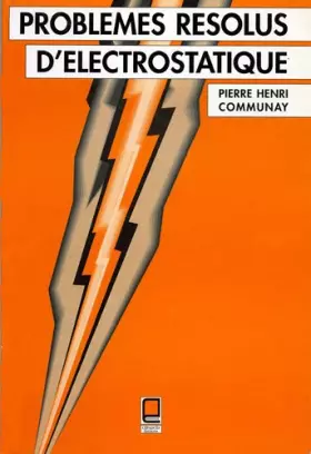 Couverture du produit · Problèmes résolus d'électrocinétique