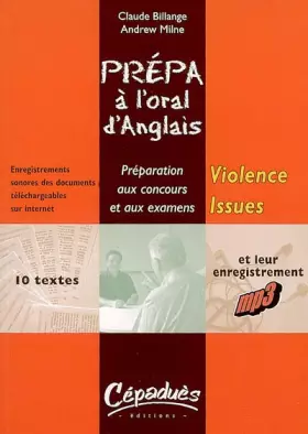Couverture du produit · Violence Issues : Prépa à l'oral d'anglais