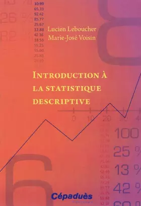 Couverture du produit · Introduction à la statistique descriptive