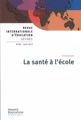 Couverture du produit · La santé à l'école - Revue 89