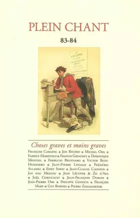 Couverture du produit · Choses graves et moins graves