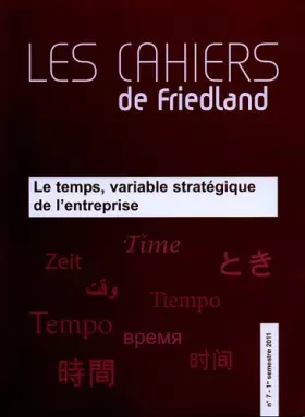 Couverture du produit · Le temps, variable stratégique de l'entreprise