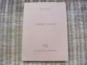 Couverture du produit · Varèse vivant