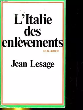 Couverture du produit · L'Italie des enlèvements