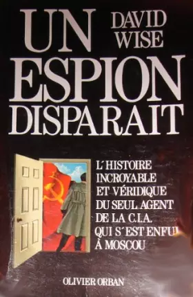 Couverture du produit · Un espion disparait