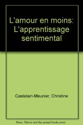 Couverture du produit · L'amour en moins