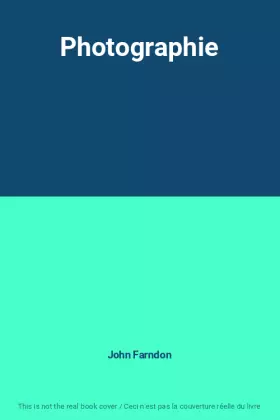 Couverture du produit · Photographie