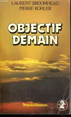 Couverture du produit · Objectif demain.