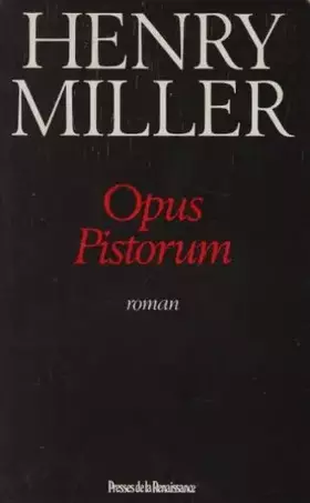 Couverture du produit · Opus pistorum