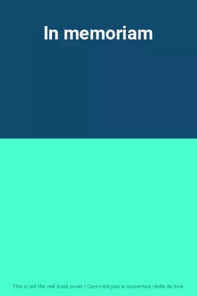 Couverture du produit · In memoriam
