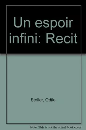 Couverture du produit · Un espoir infini: Recit