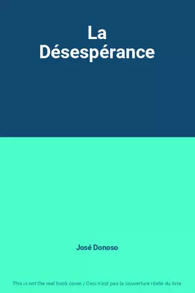 Couverture du produit · La Désespérance